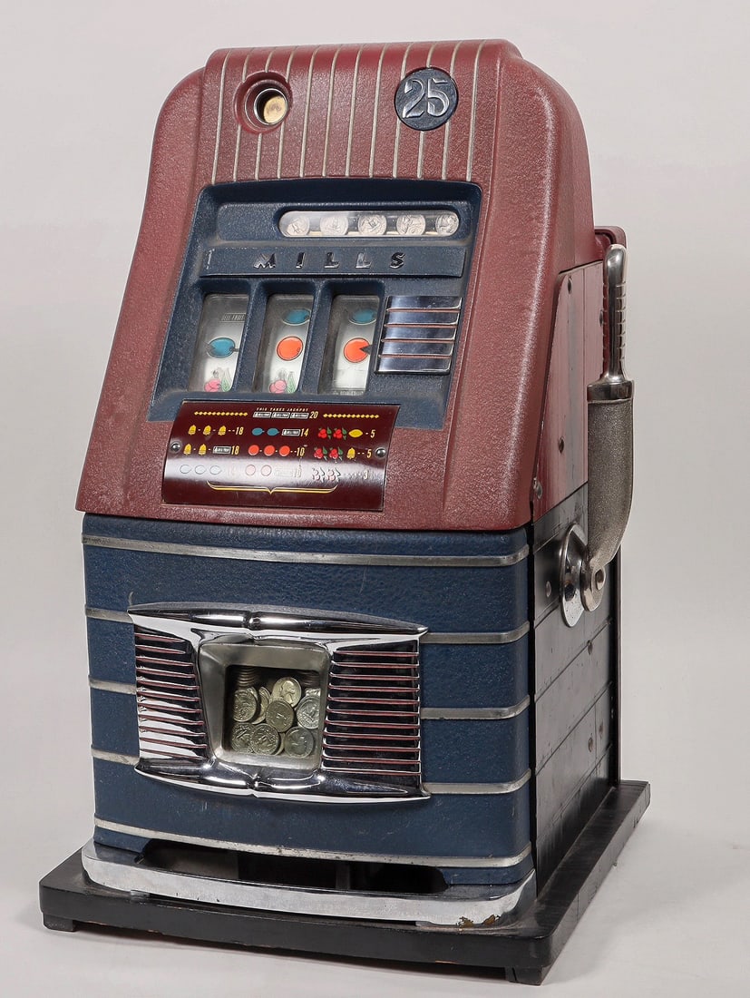 Mills Hi-Top Jewel Bell 'Black Diamond' Slot Machine, c. 1940s [193625] (1 of 7)