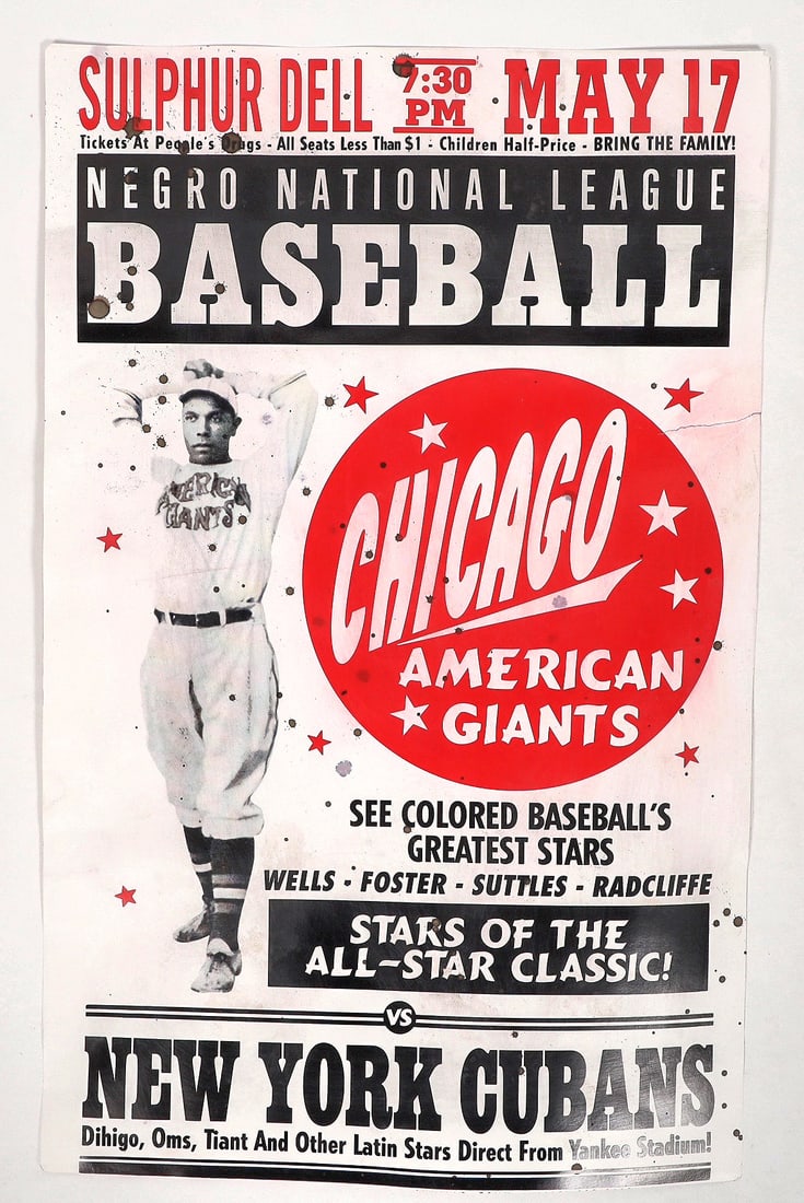 Broadside For Negro Leagues (Real?) [193343] (1 of 1)