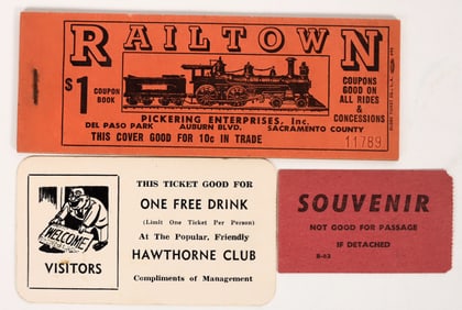 California Token & Tickets From the Past (4) [191462]