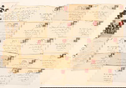Early 1900's Love Letters Between Couple With Photo [188961]