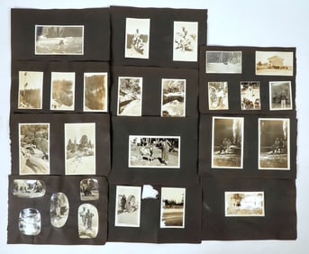 Yosemite Vacation Family Photos, c1930s-40s [190305]