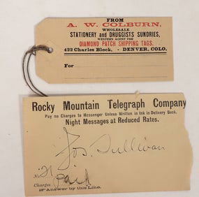 Rocky Mountain Telegraph Cover [192978]