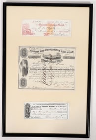 Framed Boston Ephemera, 1848-1870 [193112]