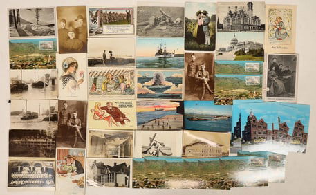 Collection Of Us Navy, Carson City and Virginia City Post Cards [188959]