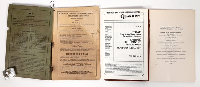 Northeast Nevada Historical Ephemera (3) [192660]