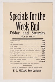 F J Regan Handbill, c. 1910 [191490]