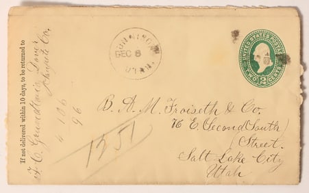 Gunnison, Utah, Cover, c1898 [191578]