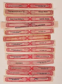 Distilled Spirits Revenue Stamps, 12 [191684]