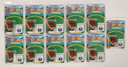 Barry Larkin Micro Figures, 12 New in Box [192059]