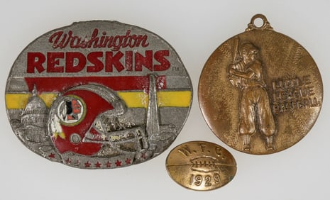 Washington Redskins & Sports Medals (3) [192419]