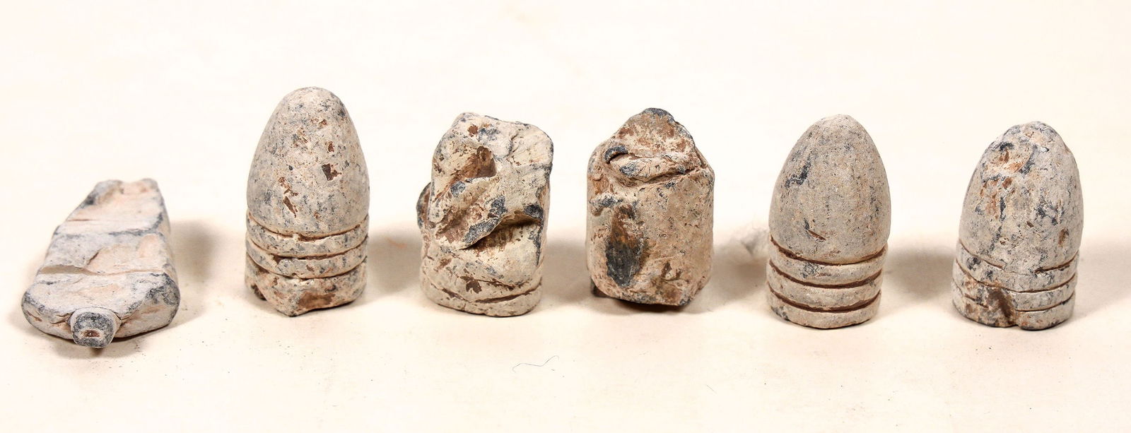 Conical  Civil War Bullets (6) [192375] (1 of 2)
