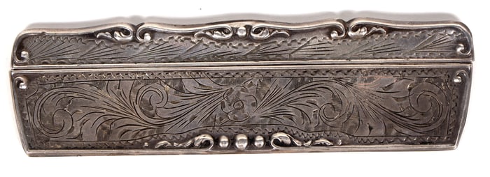 Sterling Silver Turtle Shell Cased Comb [193306]