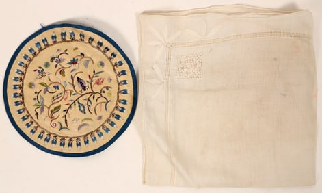 Vintage Silk Medallions (5) [192372]
