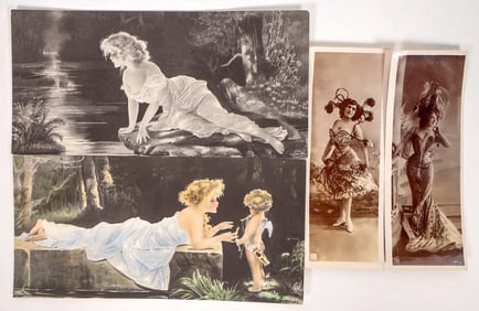 Early 20th Century 3-D Die Cuts/Steglitz Photos [193423]
