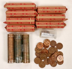 Lincoln Cent BU Rolls 1960 (7) [190899]