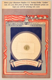 Miniature Replica U. S. St. Gaudens $20 Coin [193429]