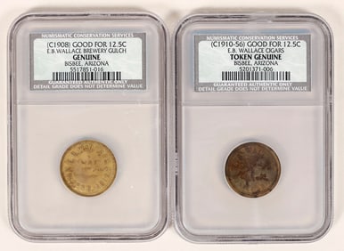 E. B. Wallace Tokens (2) [191529]