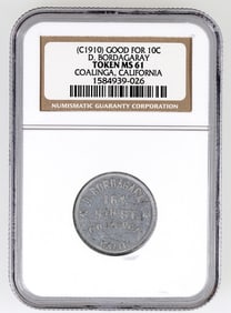 D. Bordagaray Token: MS 61 [192214]