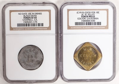 California Graded Tokens (2) [192149]