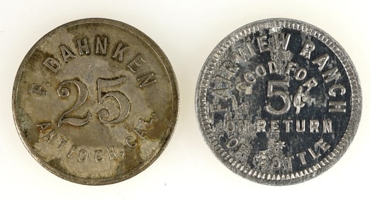 California Tokens (2) [192435]