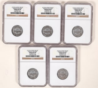 Pepeta's Saloon High Grade Tokens (5) [192391]