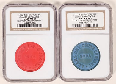 Adams Dry Goods Tokens: High Grade (2) [192518]