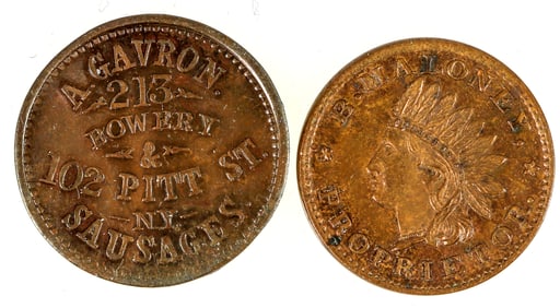 Civil War Store Cards (2) [193023]