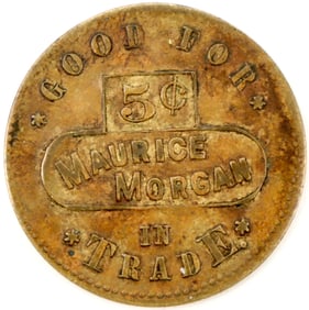 Maurice Morgan Brunswick Balke Collender Token [190996]