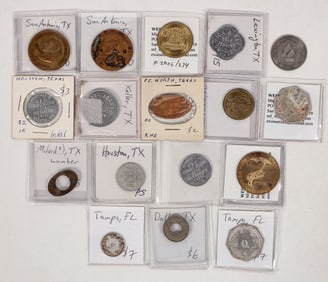 Texas & Florida Tokens (17) [191507]