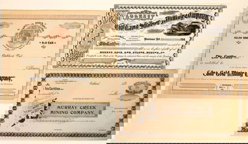 Calaveras County mining stocks, 1860s-1890s [191394]
