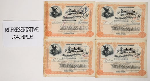 Isabella Gold Mining Stock with Percy Hagerman Signatures, 200 [192325]