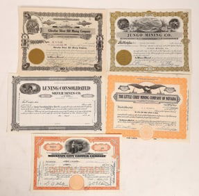 Nevada Small Town Mining Stocks, 5 [192180]