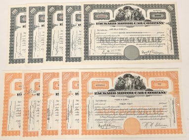 Packard Motor Car, 2 Different, 10 Total [190946]