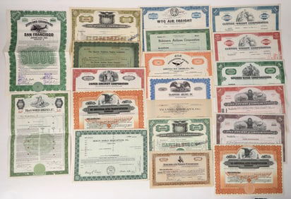 Aviation Stocks and Bonds, 20 [192726]