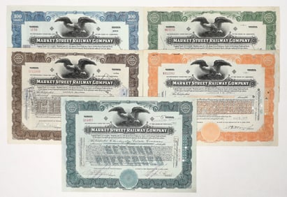 Market Street Railway Co. stocks, 1922-1939 [192169]