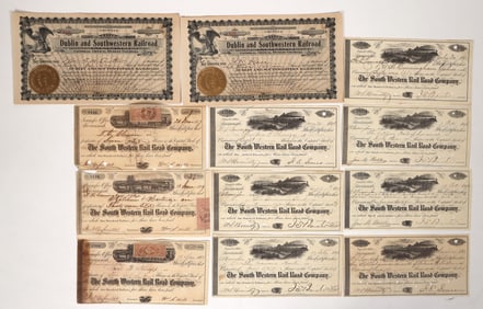 South Western RR Stocks, 12, 1867-1905 [192618]