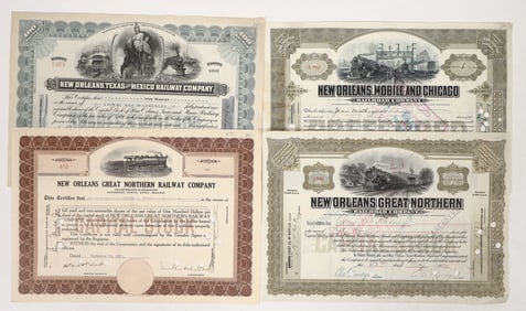 New Orleans RR Stocks, 4 [192334]