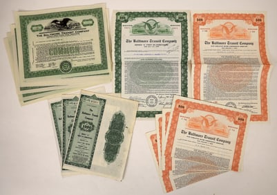 Baltimore Transit Stocks and Bonds, 17, 1943-61 [192629]