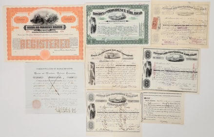 Boston and Providence RR  Stocks, 8, 1835-42 [192615]