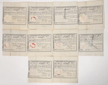 Taunton Branch RR Stocks, 10, 1836-38 [192614]