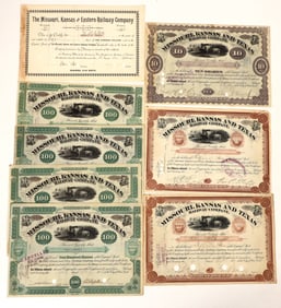 Missouri, Kansas and Eastern RW Stock Group, 8, 1879-92 [192619]