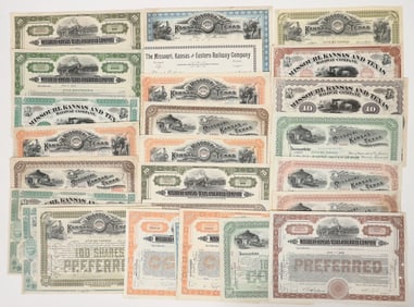 Missouri, Kansas and Texas RW Stock Collection [192333]