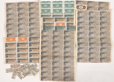 Nevada Railroad Bond Coupons, 100+ [192322]