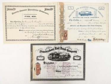 New Jersey RR Stocks, 3 [193016]