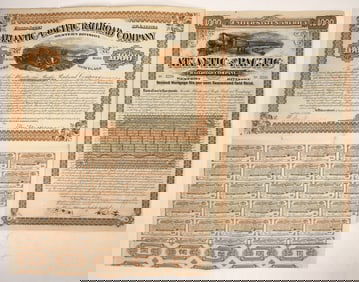 Atlantic & Pacific Railroad Bonds, 1880-1887 [192957]