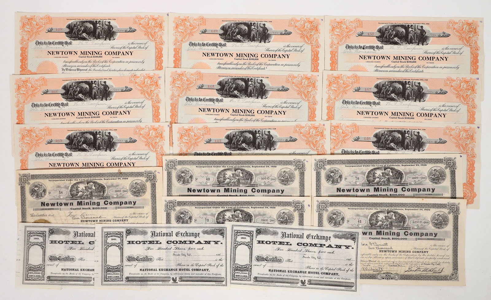 Nevada County Stock Group, 186X-1924 [191910] (1 of 1)