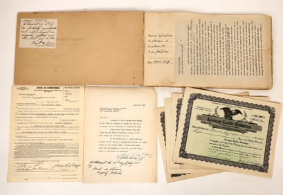 Levaggi Estate Company Stock Book, 1920s [192943]