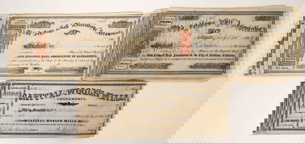 Sacramento Area Stock Certificates (20) [192699]