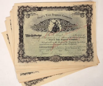 Watsonville Tree Service Stock Certificates (25) [192965]