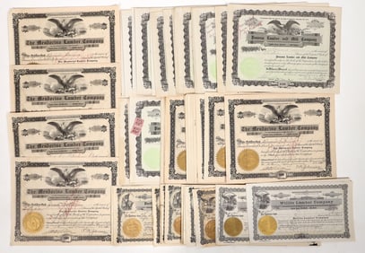 California Lumber Stocks, Huge Lot [192161]